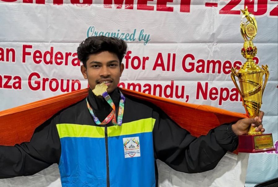 28 से 31 दिसंबर 2025 तक नेपाल में आयोजित अंतर्राष्ट्रीय स्पोर्ट्स मीट में कबड्डी मुकाबले के दौरान यश पटेल ने दमदार खेल दिखाकर भारत को स्वर्ण पदक दिलाया।