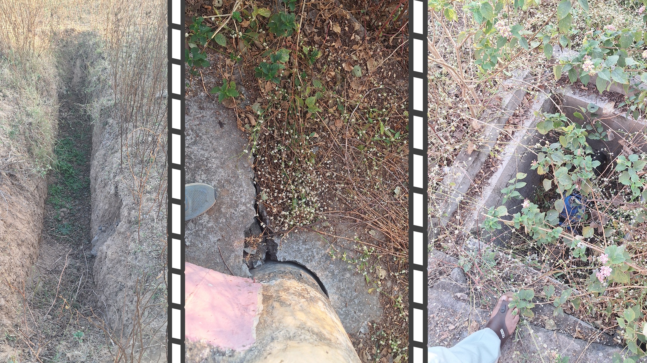 धार जिले के ग्राम देगांव में जल जीवन मिशन का सूचना बोर्ड टंकी के पास लगा है, लेकिन इसी बोर्ड के नीचे खड़ी टंकी से आज तक गांव को नल से पानी नहीं मिला।