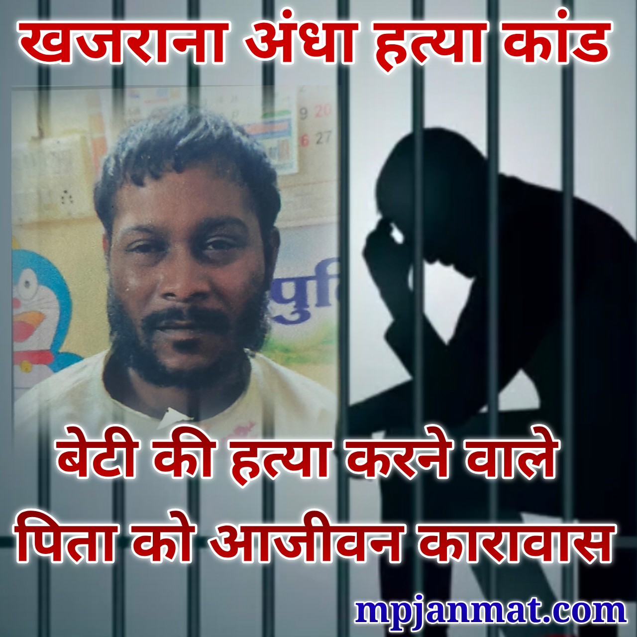 बेटी की हत्या करने वाले कलयुगी पिता को आजीवन कारावास, न्यायालय का कड़ा फैसला