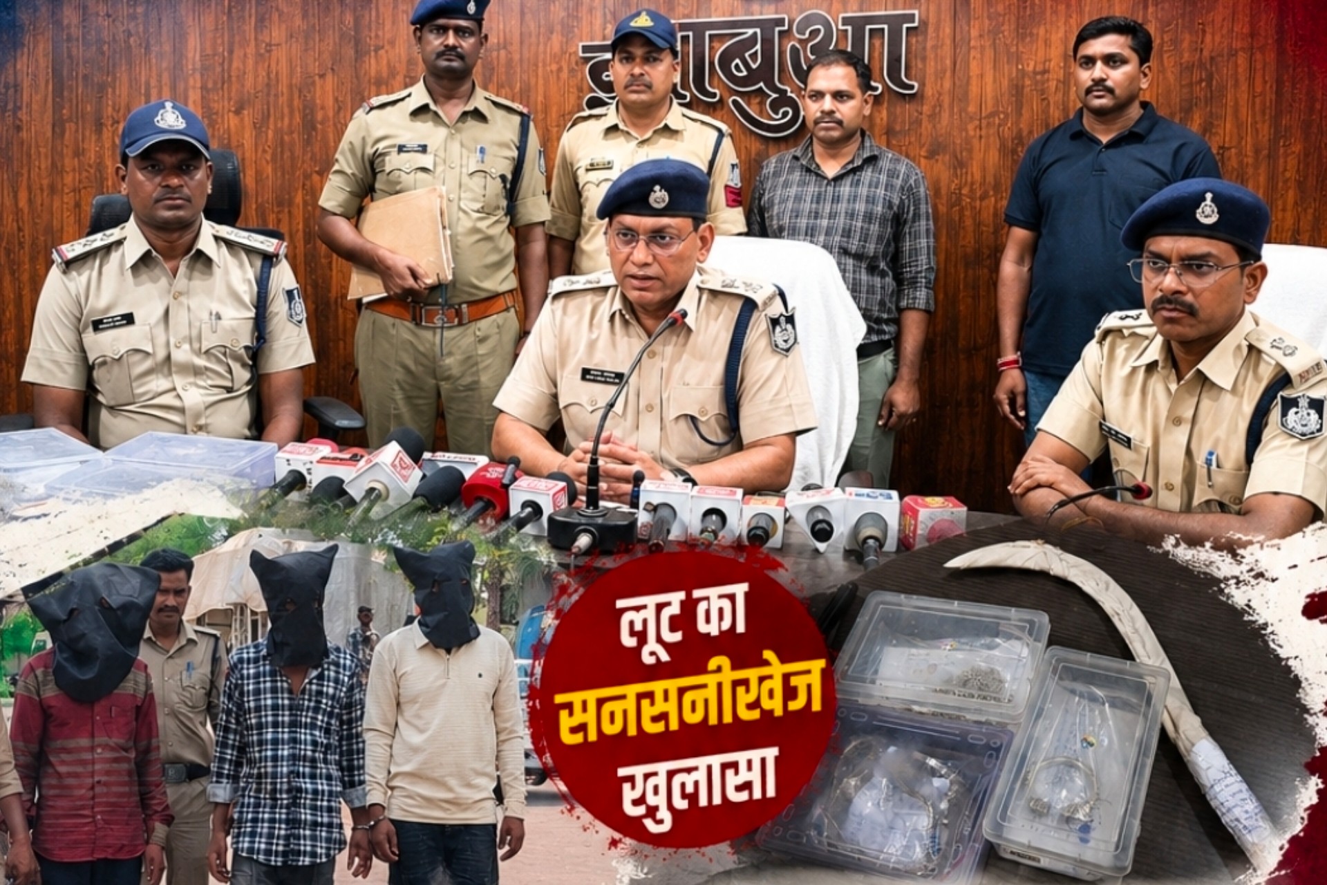 नव दंपति को लूटने वाले बदमाश चढ़े पुलिस के हत्थे... डेढ़ किलो चांदी के जेवर बरामद... झाबुआ पुलिस ने किया सनसनीखेज खुलासा...